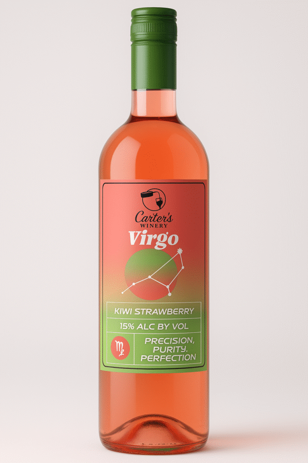 Virgo Zodiac Sign Wine - Image 2