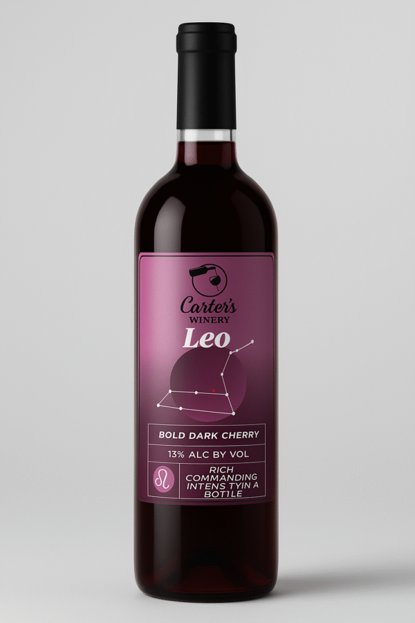 Leo Zodiac sign wine - Image 2